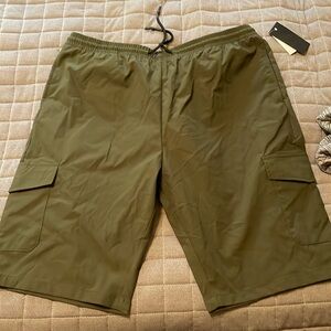 3XL Young Men’s Public Record Green Shorts